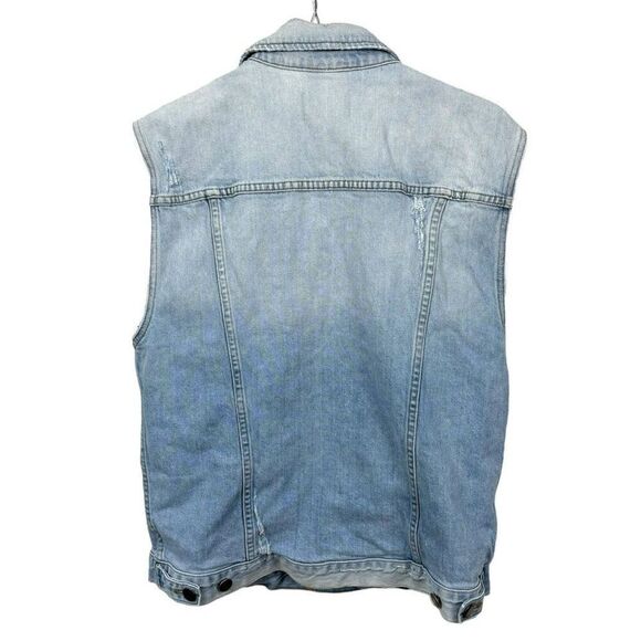 Frame Denim Light Blue Denim Vest - Picture 7 of 7